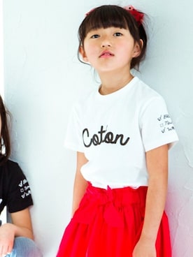 「アイテム（スカート）」を使った、THE SHOP TK KIDS officialさん（キッズ・120cm）の夏コーディネート