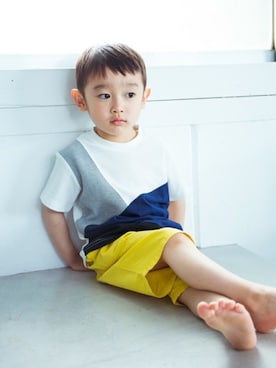 「THE SHOP TK （ザ ショップ ティーケー ）のアイテム」を使った、THE SHOP TK KIDS officialさん（キッズ・110cm）の夏コーディネート