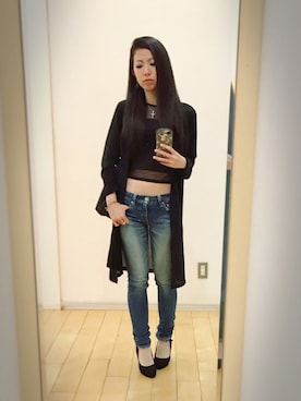 「SUB POP（サブポップ）のアイテム（アクセサリー）」を使った、ミユキ✞さん（レディース・157cm）の秋コーディネート