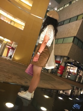 「H&M（エイチ・アンド・エム）のアイテム（腕時計）」を使った、ひよりさん（レディース・163cm）の秋コーディネート