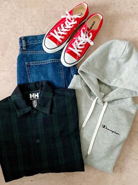 「HELLY HANSEN（ヘリーハンセン）のアイテム（ジャケット/アウター）」を使った、なおさん（レディース・154cm）の冬コーディネート