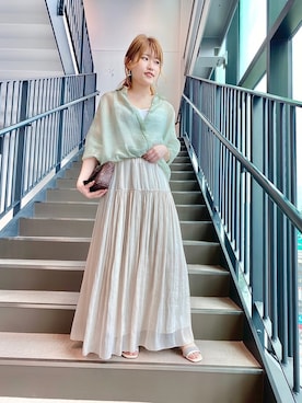 「FONCE（フォンセ）のアイテム」を使った、kanaさん（レディース・151cm）の夏コーディネート