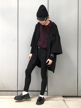 「JUNRED（ジュンレッド）のアイテム（レッグウェア）」を使った、omatsuさん（メンズ・169cm）の夏コーディネート