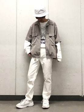 「JUNRED（ジュンレッド）のアイテム（キーケース/キーアクセサリー）」を使った、omatsuさん（メンズ・169cm）の春コーディネート