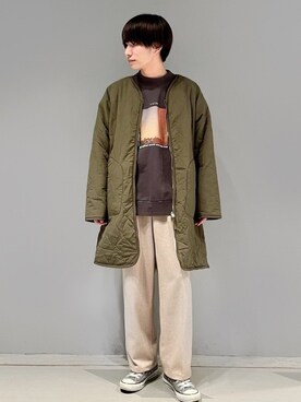 「JUNRED（ジュンレッド）のアイテム（その他アウター）」を使った、omatsuさん（メンズ・169cm）の秋コーディネート