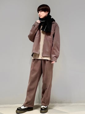 omatsuさん（メンズ・169cm）の冬コーディネート