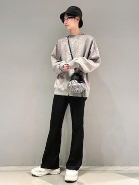 「JUNRED（ジュンレッド）のアイテム（帽子）」を使った、omatsuさん（メンズ・169cm）の春コーディネート