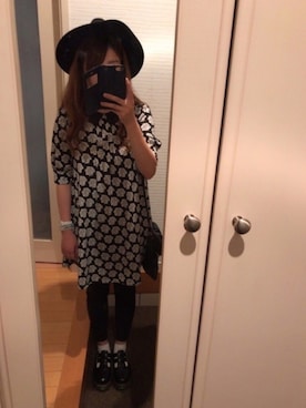 「stradivarius（ストラディバリウス）のアイテム（帽子）」を使った、yさん（レディース・155cm）の秋コーディネート