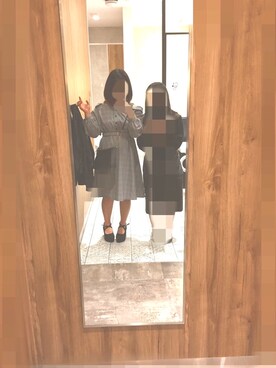 「夢展望（ユメテンボウ）の(パンプス)　やみつきシリーズ　厚底クロスストラップパンプス【レディース】【通販】（パンプス、ブラック系）」を使った、アンさん（レディース）の春コーディネート