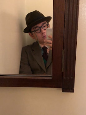 「Yohji Yamamoto（ヨウジヤマモト）のアイテム（フォーマルスーツ/小物）」を使った、psykoさん（メンズ・165cm）の冬コーディネート
