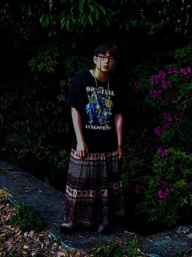 「Paul Smith（ポールスミス）のアイテム（サンダル）」を使った、psykoさん（メンズ・165cm）の春コーディネート