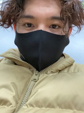 「Levi's（リーバイス）のアイテム（ダウンジャケット/コート）」を使った、psykoさん（メンズ・168cm）の冬コーディネート