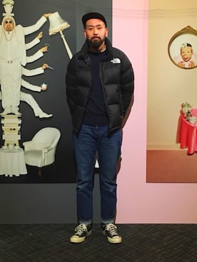 「ct70」｜「アイテム（ダウンジャケット/コート）」を使った、takumicさん（メンズ・182cm）の冬コーディネート