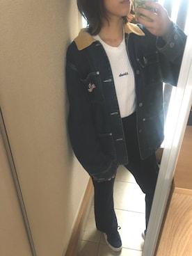 「Afends（アフェンズ）のアイテム」を使った、こばななさん（レディース・158cm）の春コーディネート