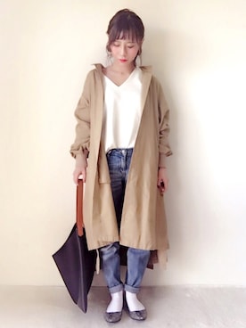 「Lattice（Lattice）のアイテム（アクセサリー）」を使った、yumi.さん（レディース・151cm）の春コーディネート