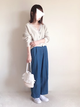 「Honeys（ハニーズ）のアイテム」を使った、yumi.さん（レディース・151cm）の春コーディネート