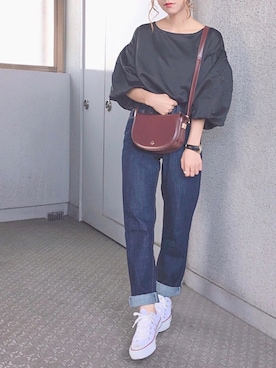 「HusHusH（ハッシュアッシュ）のアイテム」を使った、yumi.さん（レディース・151cm）の夏コーディネート