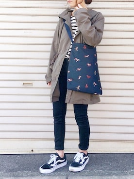 yumi.さんの「Joint Bag (WOODLANDER)」を使ったコーディネート