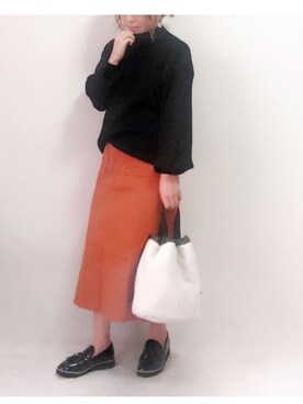 「秋のブラウンスタイル」｜「アイテム（その他）」を使った、yumi.さん（レディース・151cm）の秋コーディネート
