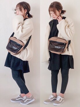 「reca（レカ）のアイテム（ワンピース）」を使った、yumi.さん（レディース・151cm）の秋コーディネート