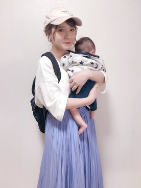 「coca（coca）（コカ）のアイテム（帽子）」を使った、yumi.さん（レディース・151cm）の春コーディネート