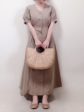 「SEVENDAYS=SUNDAY（セブンデイズサンデイ）のアイテム」を使った、yumi.さん（レディース・151cm）の夏コーディネート