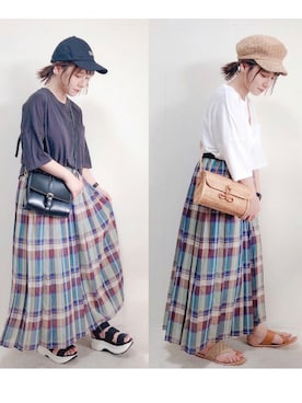 「GRL（グレイル）のアイテム（リング）」を使った、yumi.さん（レディース・151cm）の夏コーディネート