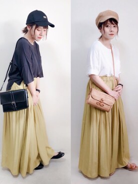 「GRL（グレイル）のアイテム（リング）」を使った、yumi.さん（レディース・151cm）の夏コーディネート