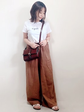 「GRL（グレイル）のアイテム（リング）」を使った、yumi.さん（レディース・151cm）の夏コーディネート