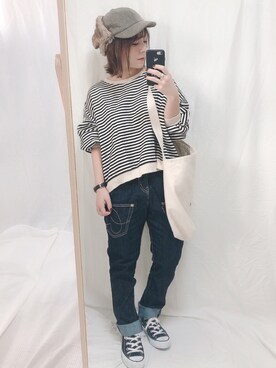 「GRL（グレイル）のアイテム（リング）」を使った、yumi.さん（レディース・151cm）の夏コーディネート