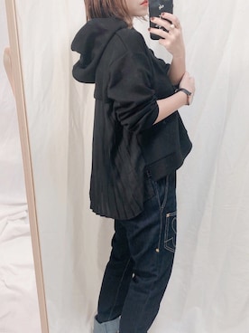 「mercibeaucoup,（メルシーボークー）のアイテム」を使った、yumi.さん（レディース・151cm）の秋コーディネート