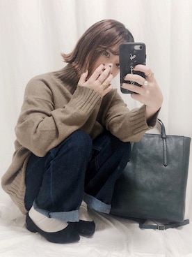 「GRL（グレイル）のアイテム（パンプス）」を使った、yumi.さん（レディース・151cm）の秋コーディネート