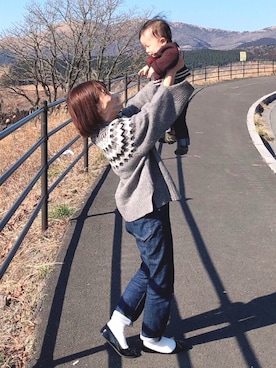 「SEVENDAYS=SUNDAY（セブンデイズサンデイ）のアイテム」を使った、yumi.さん（レディース・151cm）の冬コーディネート