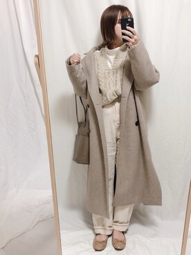 「SEVENDAYS=SUNDAY（セブンデイズサンデイ）のアイテム」を使った、yumi.さん（レディース・151cm）の冬コーディネート