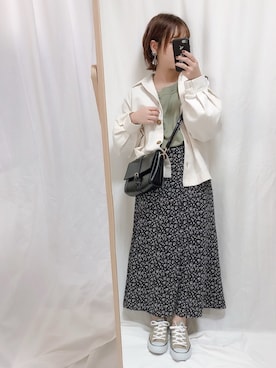 「reca（レカ）のアイテム（スウェット）」を使った、yumi.さん（レディース・151cm）の冬コーディネート