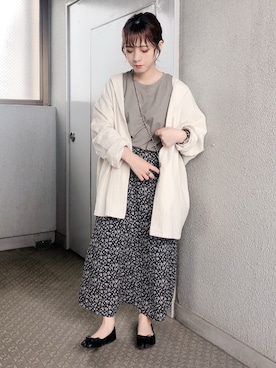 「Kastane（カスタネ）のアイテム（その他アウター）」を使った、yumi.さん（レディース・151cm）の春コーディネート