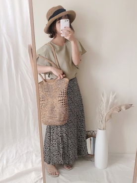 「NOFALL（ノーフォール）のアイテム」を使った、yumi.さん（レディース・151cm）の夏コーディネート
