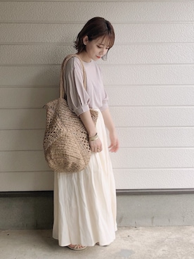 「NOFALL（ノーフォール）のアイテム」を使った、yumi.さん（レディース・151cm）の夏コーディネート