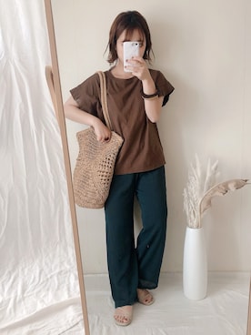 「NOFALL（ノーフォール）のアイテム」を使った、yumi.さん（レディース・151cm）の夏コーディネート