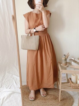 「NOFALL（ノーフォール）のアイテム」を使った、yumi.さん（レディース・151cm）の夏コーディネート