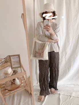 「NOFALL（ノーフォール）のアイテム」を使った、yumi.さん（レディース・151cm）の夏コーディネート