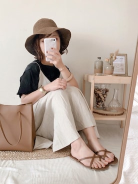 「GRL（グレイル）のアイテム（リング）」を使った、yumi.さん（レディース・151cm）の夏コーディネート