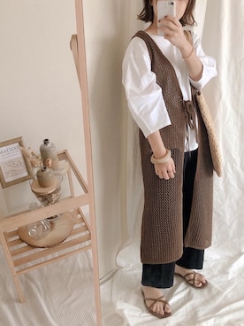 「GRL（グレイル）のアイテム（リング）」を使った、yumi.さん（レディース・151cm）の夏コーディネート