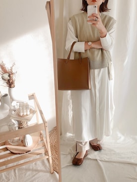 「DONOBAN（ドノバン）のアイテム（シューズ）」を使った、yumi.さん（レディース・151cm）の秋コーディネート