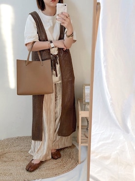 「DONOBAN（ドノバン）のアイテム（シューズ）」を使った、yumi.さん（レディース・151cm）の秋コーディネート