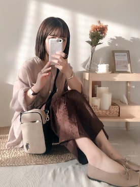 「ラブアンドピース2020」｜「アイテム（パンプス）」を使った、yumi.さん（レディース・151cm）の秋コーディネート