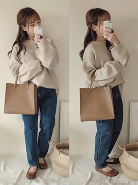 「DONOBAN（ドノバン）のアイテム（シューズ）」を使った、yumi.さん（レディース・151cm）の秋コーディネート