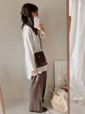 「GRL（グレイル）のアイテム（リング）」を使った、yumi.さん（レディース・151cm）の秋コーディネート