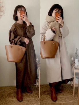 yumi.さん（レディース・151cm）の冬コーディネート