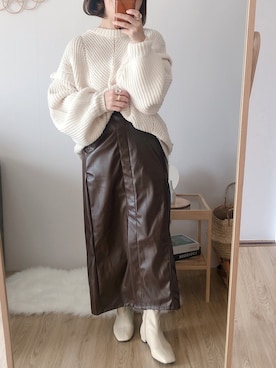 yumi.さん（レディース・151cm）の冬コーディネート